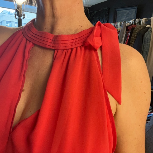 Watermelon pink versatile size dress - Picture 2 of 6